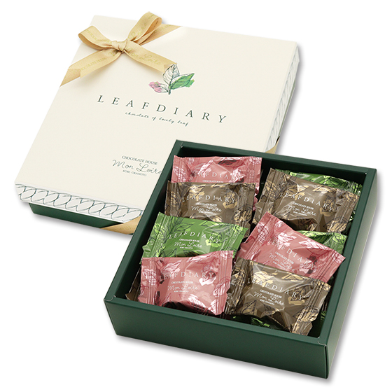 Leaf Diary Gift Box (21個入り)｜チョコレートハウス モンロワール