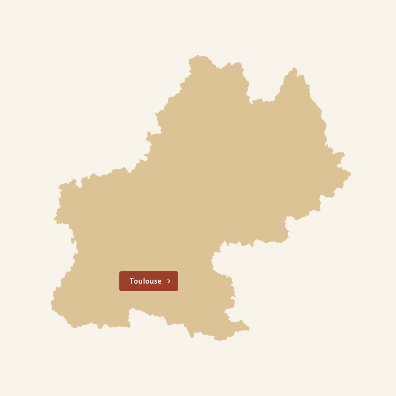 Midi-Pyrénée地図