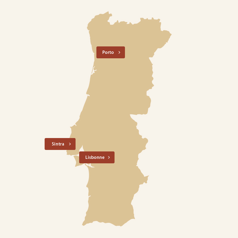 Portugal地図