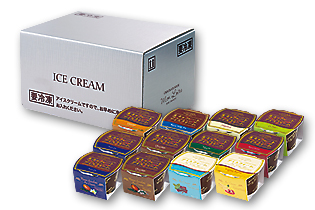 生チョコレートアイスクリーム　夏の彩り 12個セット