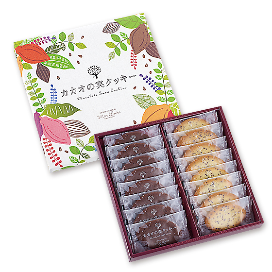 カカオの実クッキー (16枚入り)｜チョコレートハウス モンロワール