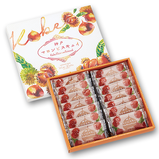 神戸ﾏﾛﾝﾋﾞｽｷｭｲ (14枚入り)｜チョコレートハウス モンロワール