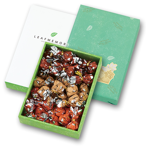 Leaf memory Gift Box 実 (40個入り)｜チョコレートハウス モンロワール