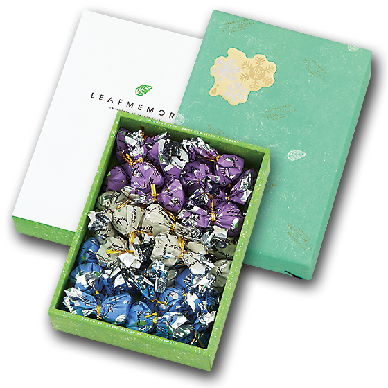 Leaf memory Gift Box 雫 (40個入り)｜チョコレートハウス モンロワール