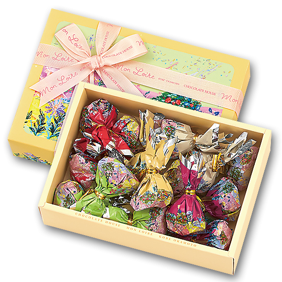 モンロワールとルペパン　人気のリーフチョコ（リーフメモリー）４セット Leaf memory Color Box (15個入り)｜チョコレートハウス モンロワール