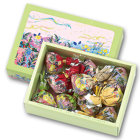Leaf memory Color Box (10個入り)｜チョコレートハウス モンロワール
