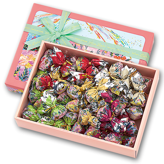 Leaf memory Color Box (50個入り)｜チョコレートハウス モンロワール