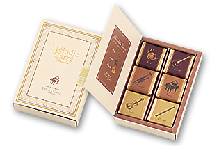 メロディーフルーリー チョコレート Melodie・Carre・Chocolat (30枚入り)｜チョコレートハウス モンロワール