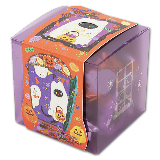 つぎはぎ猫☆紫☆ハロウィン Leaf cube ﾊﾛｳｨﾝ｜チョコレートハウス モンロワール