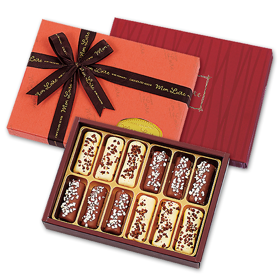 生ﾁｮｺｽﾃｨｯｸ ｷｬﾗﾒﾙ 12本入り チョコレートハウス モンロワール