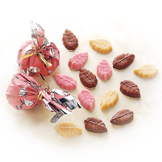 Petit pack リーフメモリー(桃)｜チョコレートハウス モンロワール