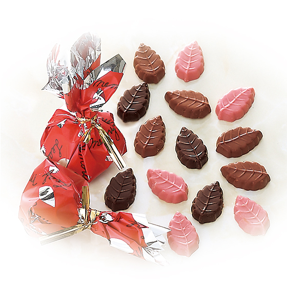 Petit pack リーフメモリー(赤)｜チョコレートハウス モンロワール