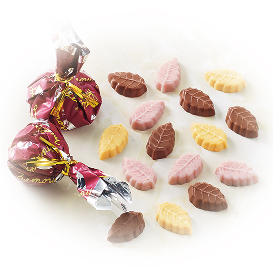 ロワール メモリー モン リーフ 職場バラまきに最適な個包装チョコレート！葉っぱの形がかわいい、モンロワール「リーフメモリー」